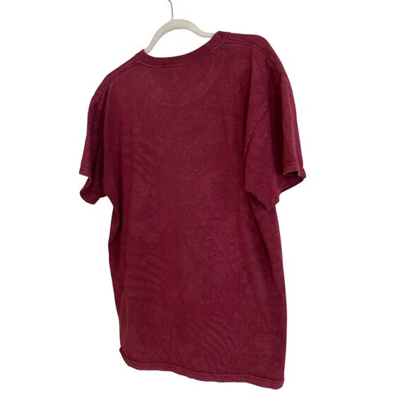 Mount Rushmore National Park Maroon AOP Graphic T shirt Size Medium Destination - Picture 4 of 16